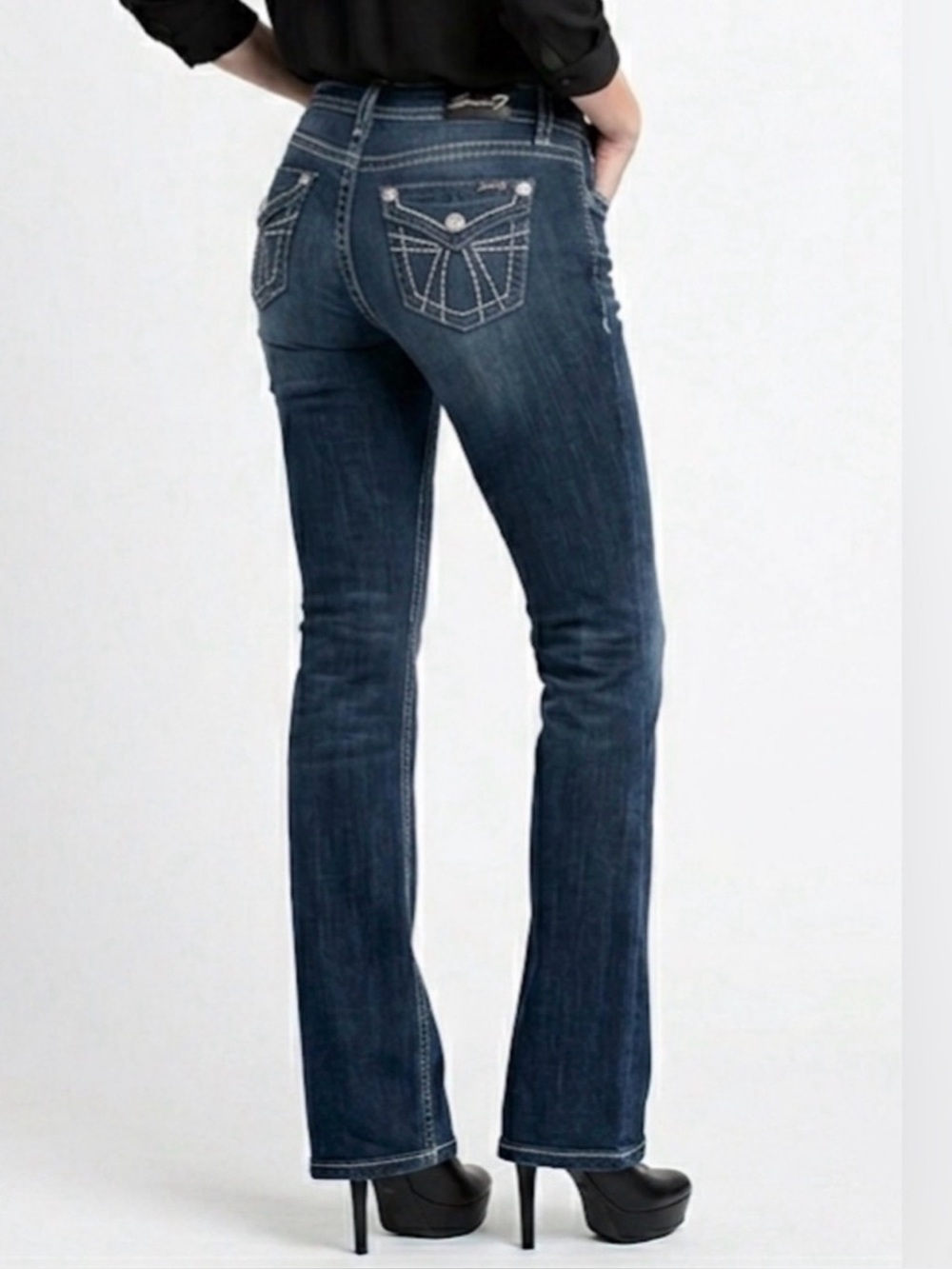 SEVEN 7 BOOT CUT JEANS